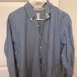 Brooks brothers seersucker button up